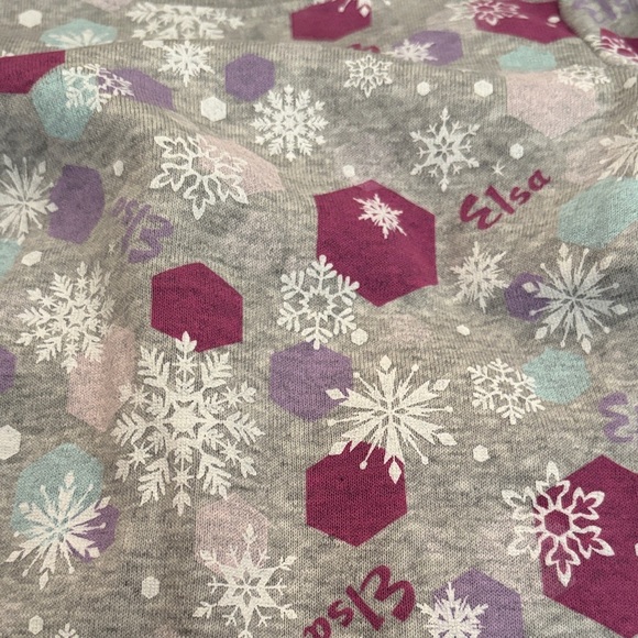 Disney-Amazon Essentials Pink and Gray Elsa 3 piece Pajama Set - Picture 6 of 6